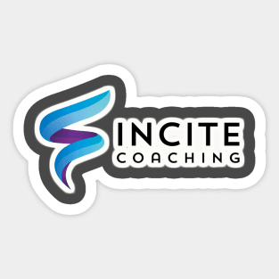 Incite Coaching Horizontal Logo - Glow Sticker